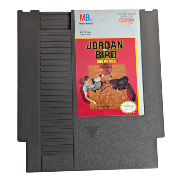 Jordan vs Bird Nintendo NES 1987 Original Vintage Basketball Video Game